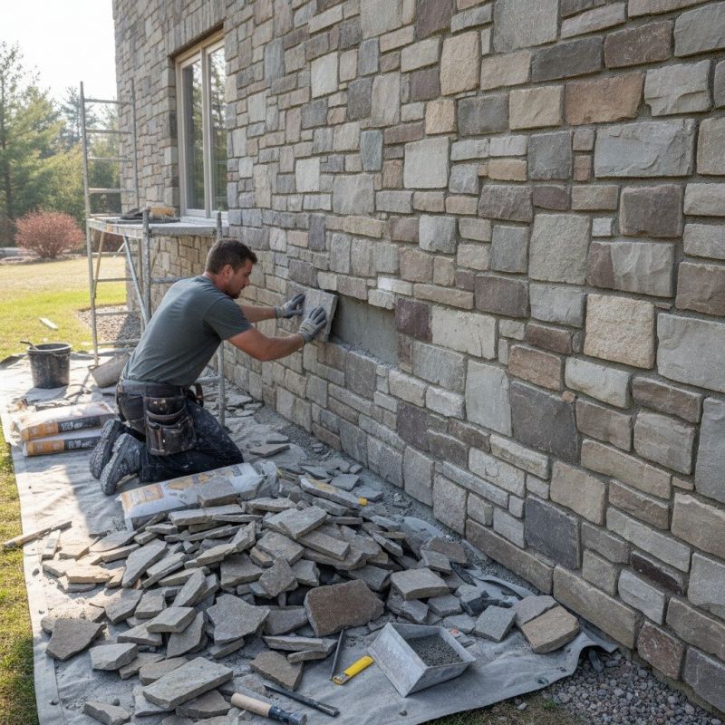 Local Brick Veneer Repair pros at work