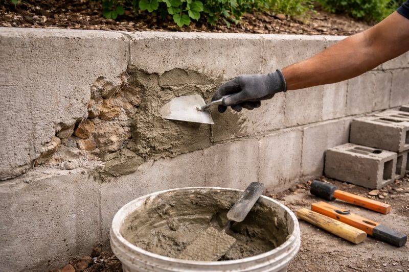 Brick Retaining Wall Repair in Cleveland, OH