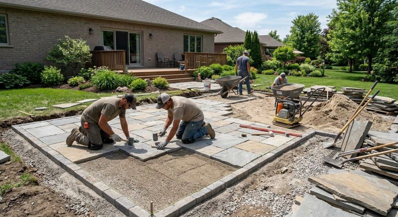 Hardscaping Installation in Boston, MA